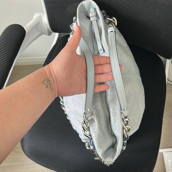 Coach Silver Chain-Embellished Women's Bag - Picture 2 of 14